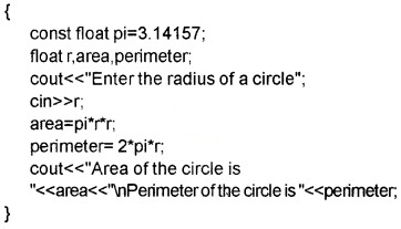 Plus Two Computer Application Chapter Wise Questions and Answers Chapter 1 Review of C++ Programming 3M Q9