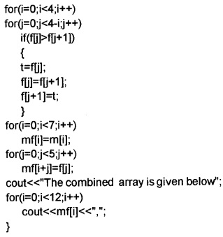 Plus Two Computer Application Chapter Wise Questions and Answers Chapter 2 Arrays 5M Q1.1