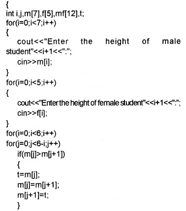 Plus Two Computer Application Chapter Wise Questions and Answers Chapter 2 Arrays 5M Q1