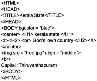 Plus Two Computer Application Chapter Wise Questions and Answers Chapter 4 Web Technology 3M Q4