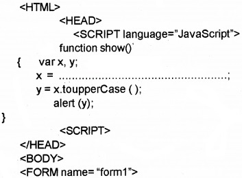 Plus Two Computer Application Chapter Wise Questions and Answers Chapter 6 Client-Side Scripting Using Java Script 1M Q37