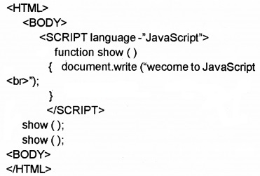 Plus Two Computer Application Chapter Wise Questions and Answers Chapter 6 Client-Side Scripting Using Java Script 2M Q6