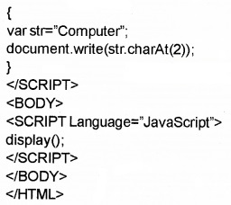 Plus Two Computer Application Chapter Wise Questions and Answers Chapter 6 Client-Side Scripting Using Java Script Assess Questions Q10.5