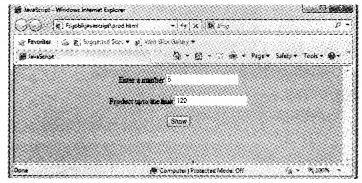 Plus Two Computer Application Chapter Wise Questions and Answers Chapter 6 Client-Side Scripting Using Java Script Practice Questions Q1