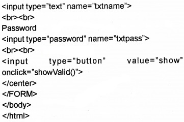 Plus Two Computer Application Chapter Wise Questions and Answers Chapter 6 Client-Side Scripting Using Java Script Practice Questions Q4.3