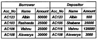 Plus Two Computer Application Chapter Wise Questions and Answers Chapter 8 Database Management System 5M Q33