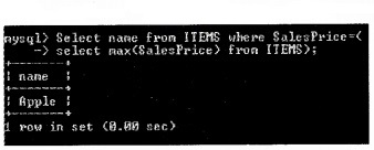 Plus Two Computer Application Chapter Wise Questions and Answers Chapter 9 Structured Query Language Assess Questions Q15.5