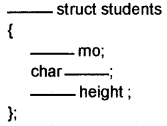 Plus Two Computer Science Chapter Wise Questions and Answers Chapter 1 Structures and Pointers 2M Q26