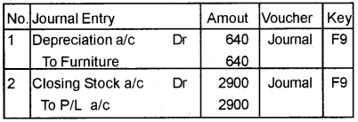 Plus Two Computerised Accounting Chapter Wise Questions and Answers Chapter 5 Accounting Software Package – GNUKhata Lab Questions Q10.3