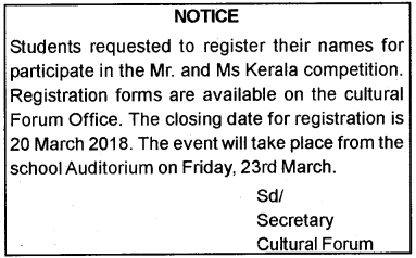 Plus Two English Model Question Paper 1, 1