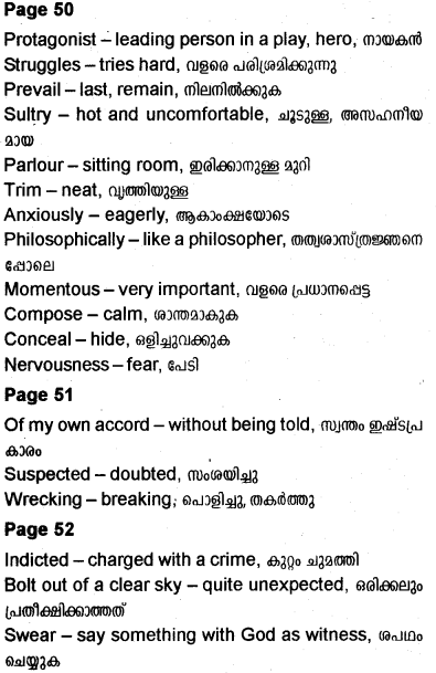 Plus Two English Textbook Answers Unit 2 Chapter 3 The Hour of Truth (One act play) 20