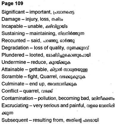 Plus Two English Textbook Answers Unit 4 Chapter 1 When a Sapling is Planted (Speech) 8