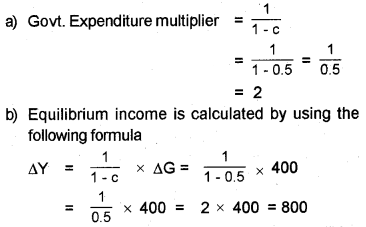 Plus Two Macroeconomics Chapter Wise Questions and Answers Chapter 5 The Government Budget and The Economy 5M Q5