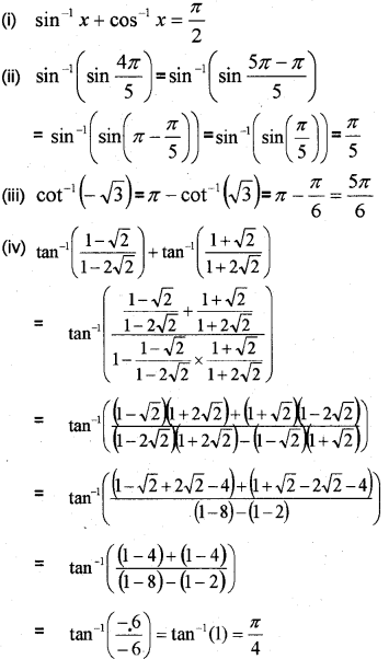 Plus Two Maths Chapter Wise Previous Questions Chapter 2 Inverse Trigonometric Functions 9