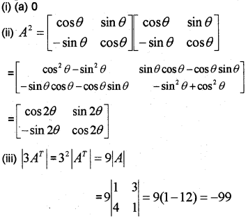 Plus Two Maths Chapter Wise Previous Questions Chapter 3 Matrices 19