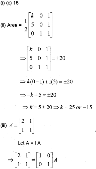 Plus Two Maths Chapter Wise Previous Questions Chapter 3 Matrices 27