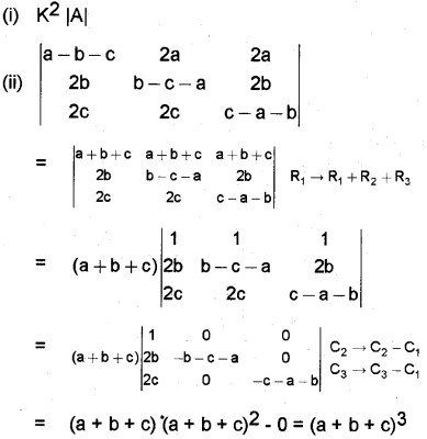 Plus Two Maths Chapter Wise Previous Questions Chapter 4 Determinants 19