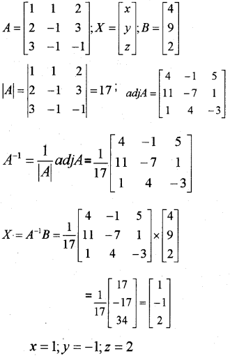 Plus Two Maths Chapter Wise Previous Questions Chapter 4 Determinants 26