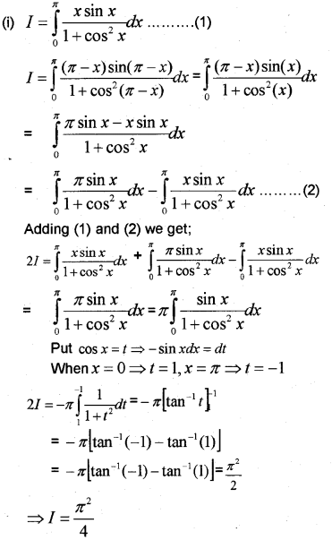 Plus Two Maths Chapter Wise Previous Questions Chapter 7 Integrals 14