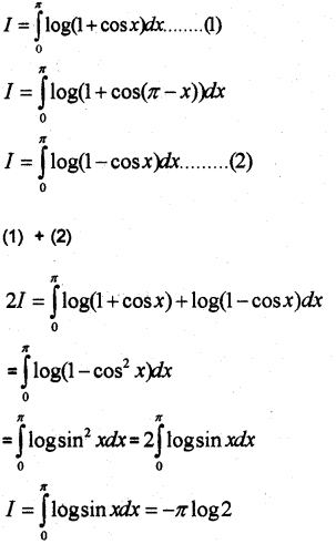 Plus Two Maths Chapter Wise Previous Questions Chapter 7 Integrals 8