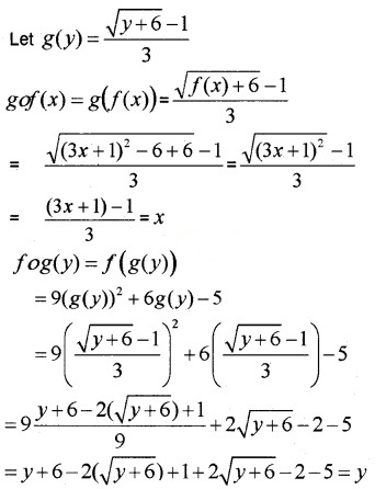 Plus Two Maths Chapter Wise Questions and Answers Chapter 1 Relations and Functions 3M Q9