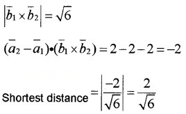 Plus Two Maths Chapter Wise Questions and Answers Chapter 11 Three Dimensional Geometry 6M Q6.3