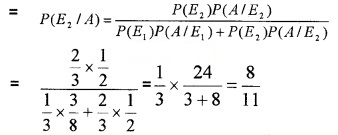 Plus Two Maths Chapter Wise Questions and Answers Chapter 13 Probability 4M Q11