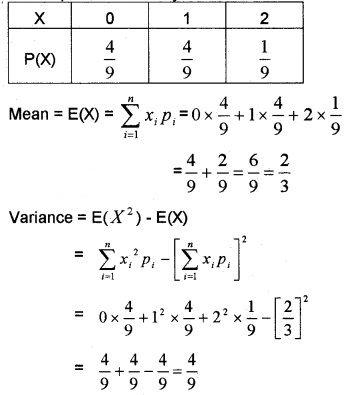 Plus Two Maths Chapter Wise Questions and Answers Chapter 13 Probability 6M Q11