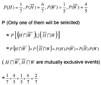 Plus Two Maths Chapter Wise Questions and Answers Chapter 13 Probability 6M Q4