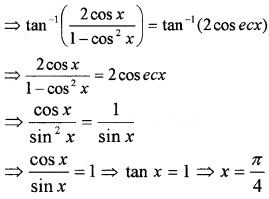 Plus Two Maths Chapter Wise Questions and Answers Chapter 2 Inverse Trigonometric Functions 3M Q6