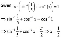 Plus Two Maths Chapter Wise Questions and Answers Chapter 2 Inverse Trigonometric Functions 4M Q2.1