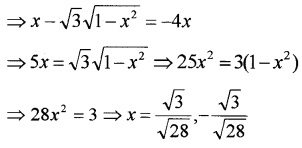 Plus Two Maths Chapter Wise Questions and Answers Chapter 2 Inverse Trigonometric Functions 4M Q3.4