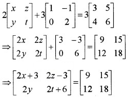 Plus Two Maths Chapter Wise Questions and Answers Chapter 3 Matrices 3M Q3