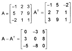 Plus Two Maths Chapter Wise Questions and Answers Chapter 3 Matrices 3M Q6