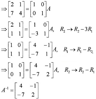 Plus Two Maths Chapter Wise Questions and Answers Chapter 3 Matrices 3M Q7.2