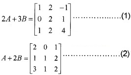 Plus Two Maths Chapter Wise Questions and Answers Chapter 3 Matrices 4M Q2