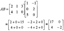 Plus Two Maths Chapter Wise Questions and Answers Chapter 3 Matrices 4M Q6.1