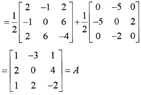 Plus Two Maths Chapter Wise Questions and Answers Chapter 3 Matrices 4M Q7.1