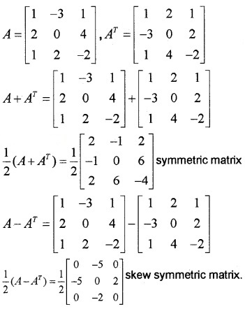 Plus Two Maths Chapter Wise Questions and Answers Chapter 3 Matrices 4M Q7