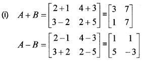 Plus Two Maths Chapter Wise Questions and Answers Chapter 3 Matrices 6M Q1