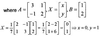 Plus Two Maths Chapter Wise Questions and Answers Chapter 3 Matrices 6M Q6.3