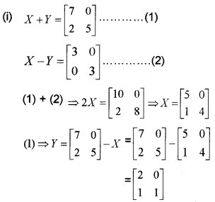 Plus Two Maths Chapter Wise Questions and Answers Chapter 3 Matrices 6M Q9.1