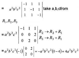 Plus Two Maths Chapter Wise Questions and Answers Chapter 4 Determinants 4M Q1