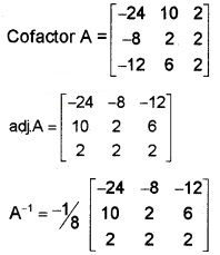 Plus Two Maths Chapter Wise Questions and Answers Chapter 4 Determinants 6M Q10.1