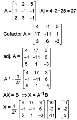 Plus Two Maths Chapter Wise Questions and Answers Chapter 4 Determinants 6M Q11