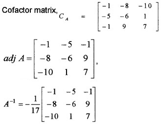 Plus Two Maths Chapter Wise Questions and Answers Chapter 4 Determinants 6M Q12