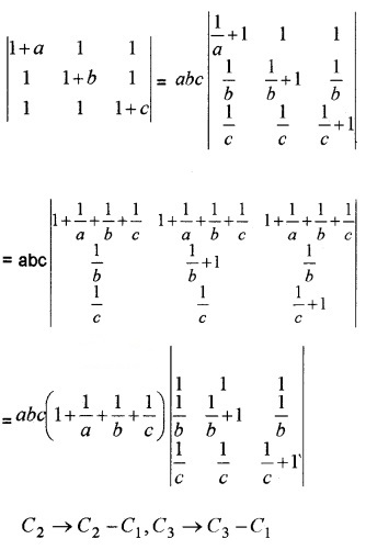 Plus Two Maths Chapter Wise Questions and Answers Chapter 4 Determinants 6M Q2.1