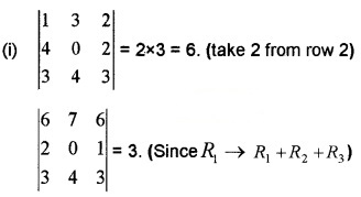 Plus Two Maths Chapter Wise Questions and Answers Chapter 4 Determinants 6M Q2