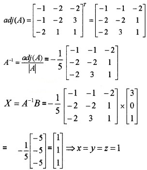 Plus Two Maths Chapter Wise Questions and Answers Chapter 4 Determinants 6M Q5