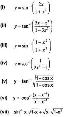 Plus Two Maths Chapter Wise Questions and Answers Chapter 5 Continuity and Differentiability 3M Q9